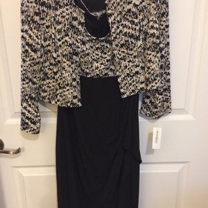 Evening dress, Black with a little sparkle